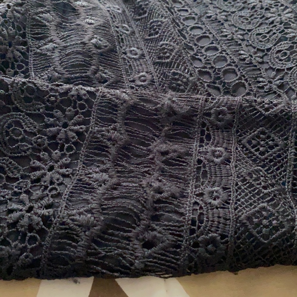 H&M Black Crochet Tank Dress - Size - Picture 5 of 7